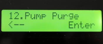 pump purge ฟังก์ชั่น หุ่นยนต์บรรจุของเหลว
